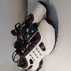 Adidas W CC Oasis Lite 11 sz 8 womans white brown nwt
